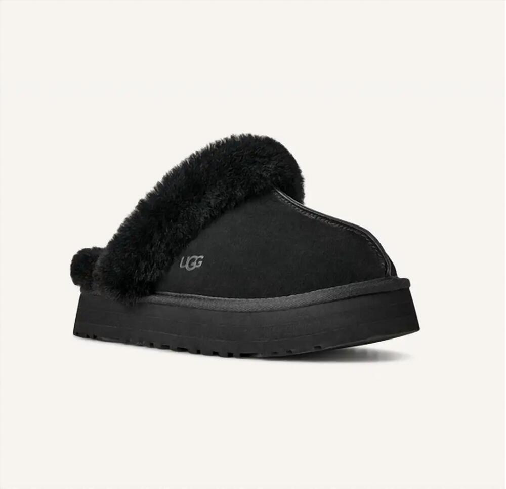 NEW UGG women's disquette slipper in black